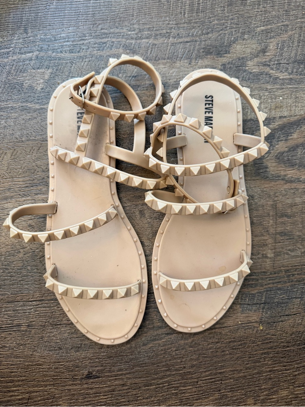 Steve Madden Studded Jelly Gladiator Sandals